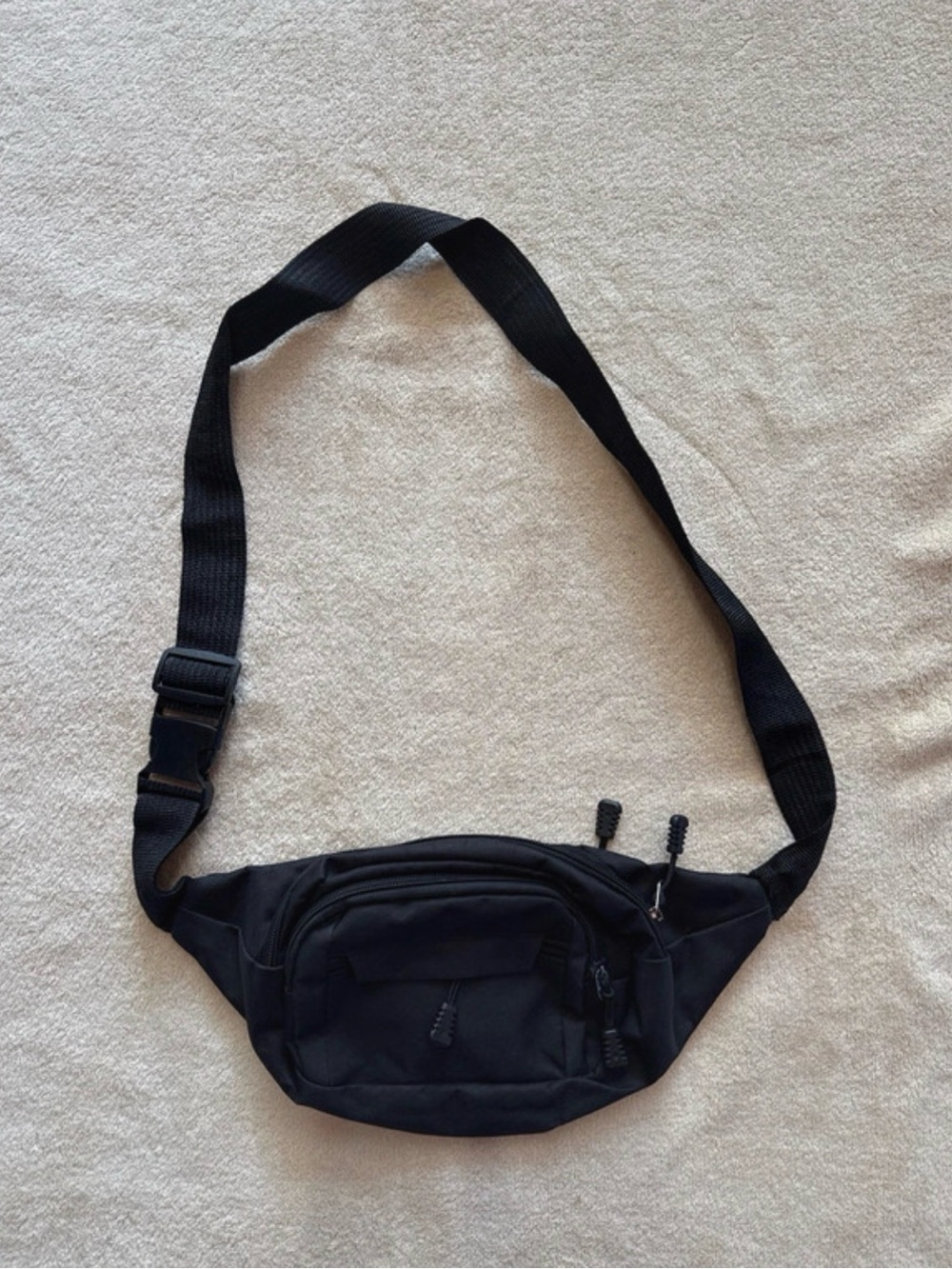 Classic Black Crossbody Sling Bag for Women